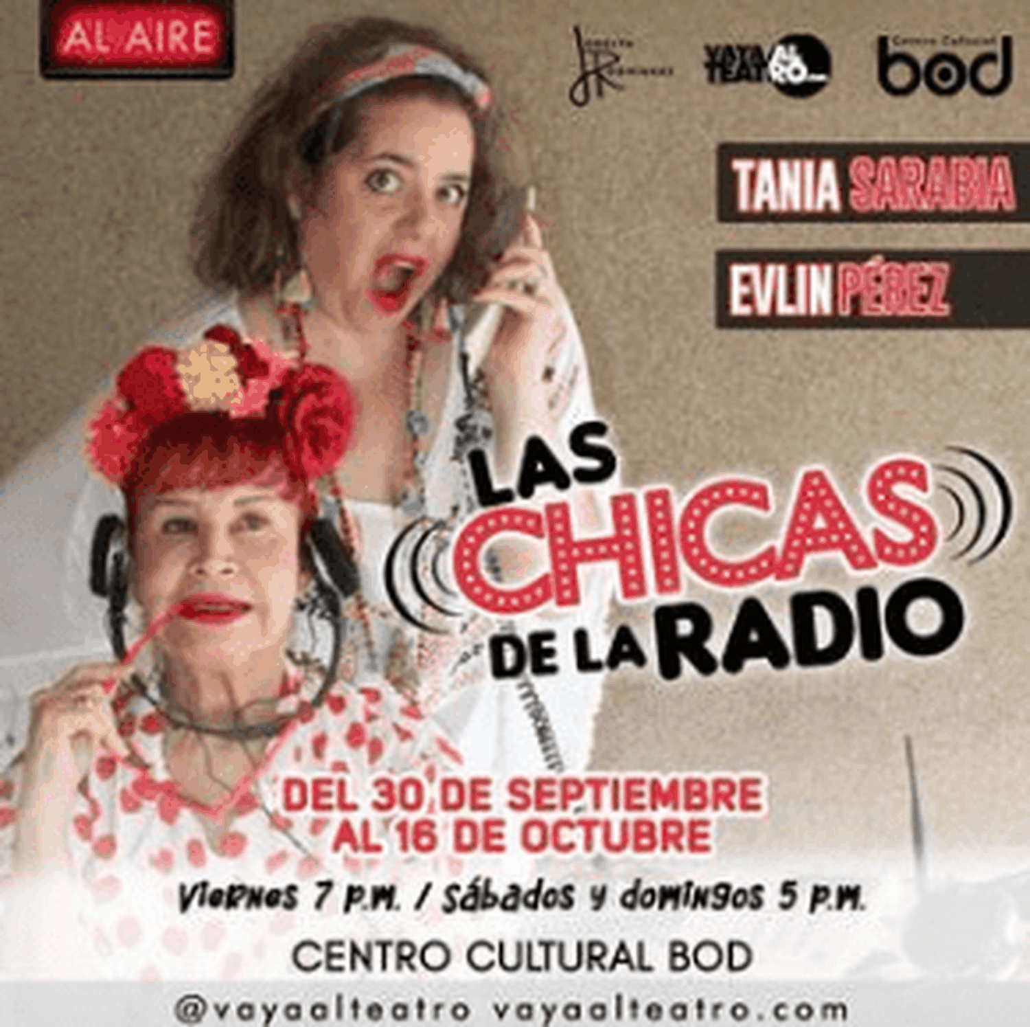 Tania Sarabia y Evlin Pérez hacen la obra. Foto Instagram