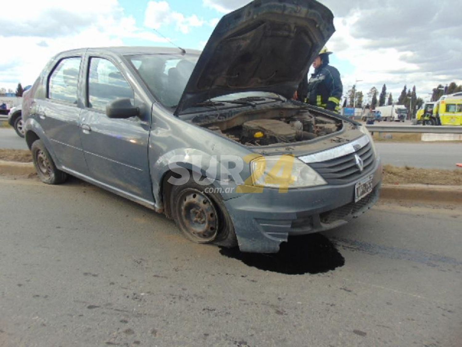 Venado Tuerto: accidente de auto con una joven hospitalizada en ruta 8
