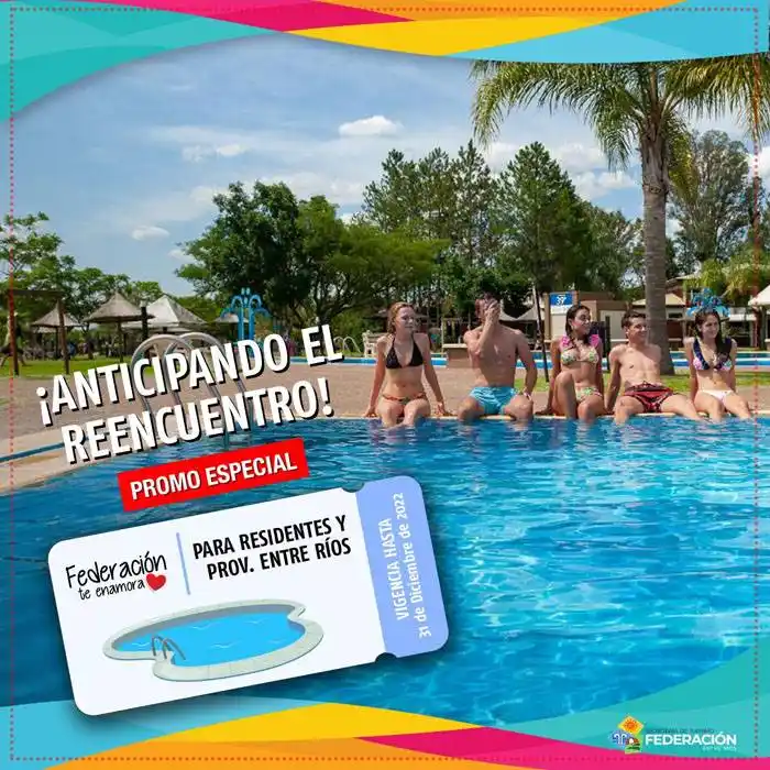 Federación venderá entradas anticipadas para el  complejo termal