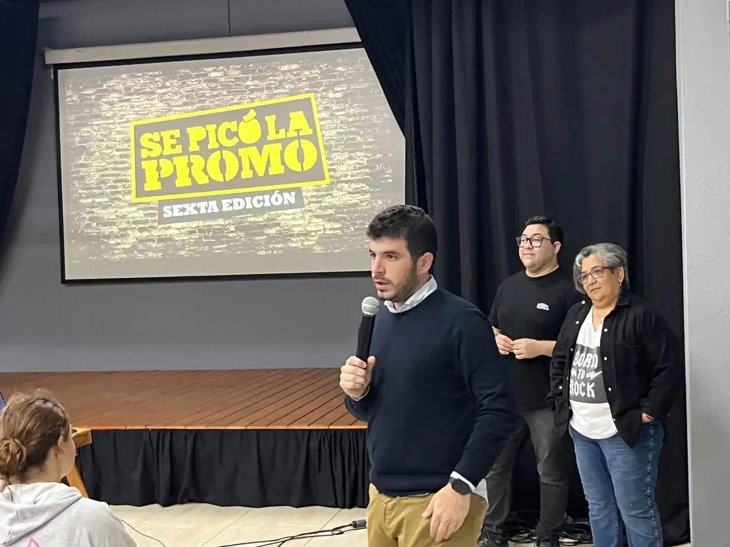 El intendente en la presentación de Se Picó la Promo.