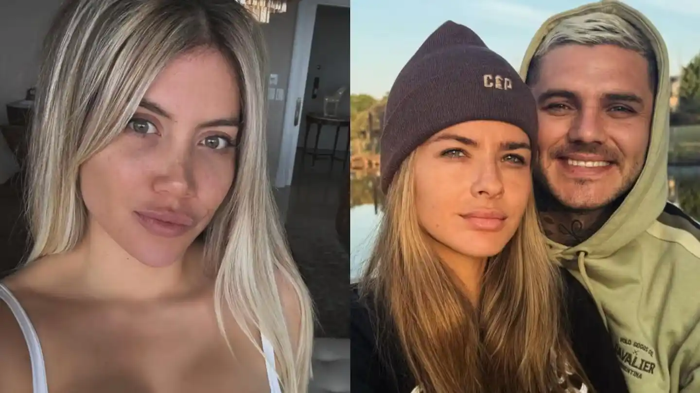 La foto que publicó la China Suárez en Instagram tras el nuevo escándalo de Mauro Icardi con Wanda Nara. (Foto: Instagram /wanda_nara /mauroicardi)