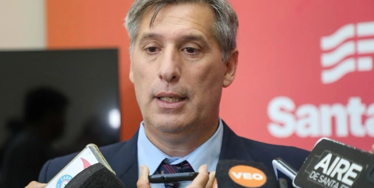 Pablo Olivares, ministro de Economía de Santa Fe. Créditos: Prensa Gobierno de la Provincia
