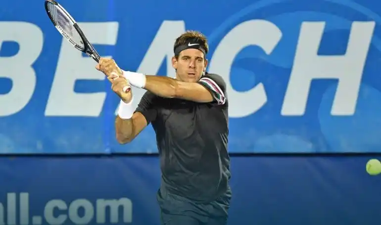 Del Potro quedó eliminado en Delray Beach