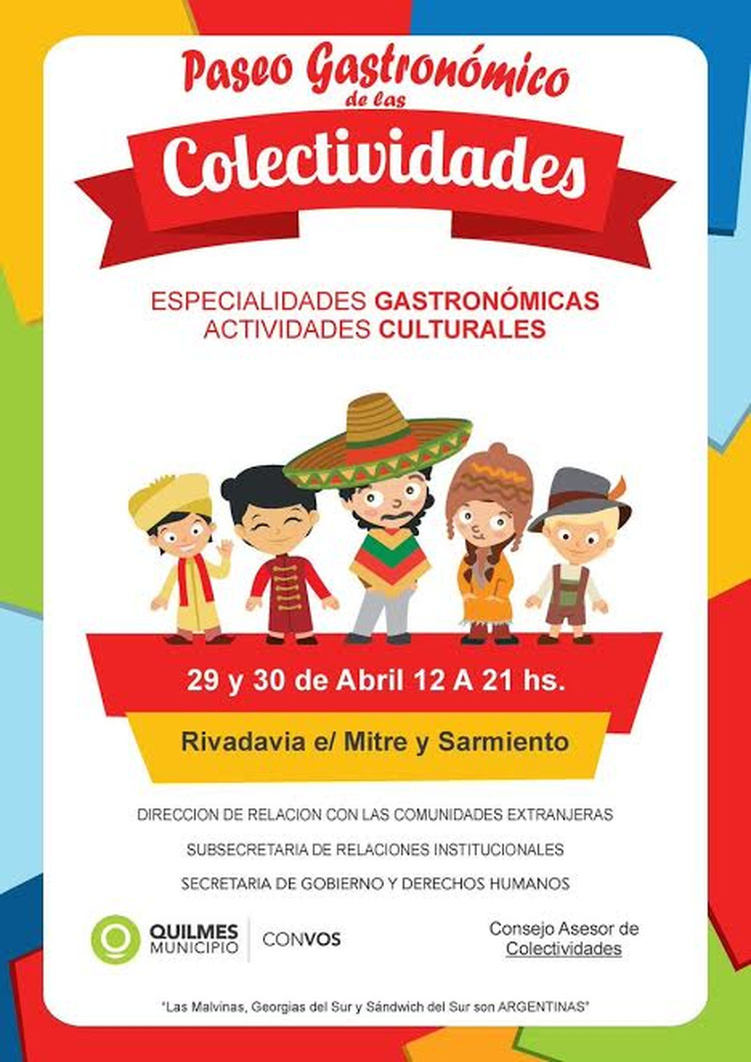 Paseo gastronómico de las Colectividades en Quilmes