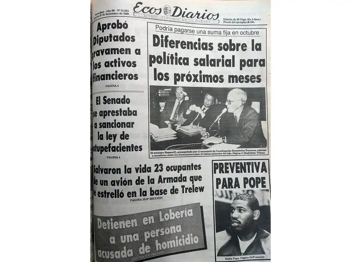 Jueves 21 de septiembre de 1989
