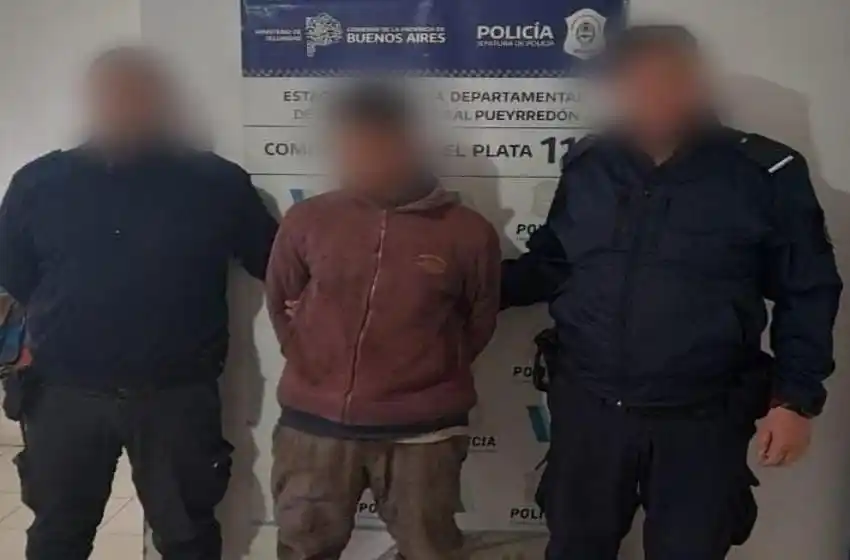 Retuvo a un delincuente que ingresó al patio de su casa armado con un cuchillo de carnicero