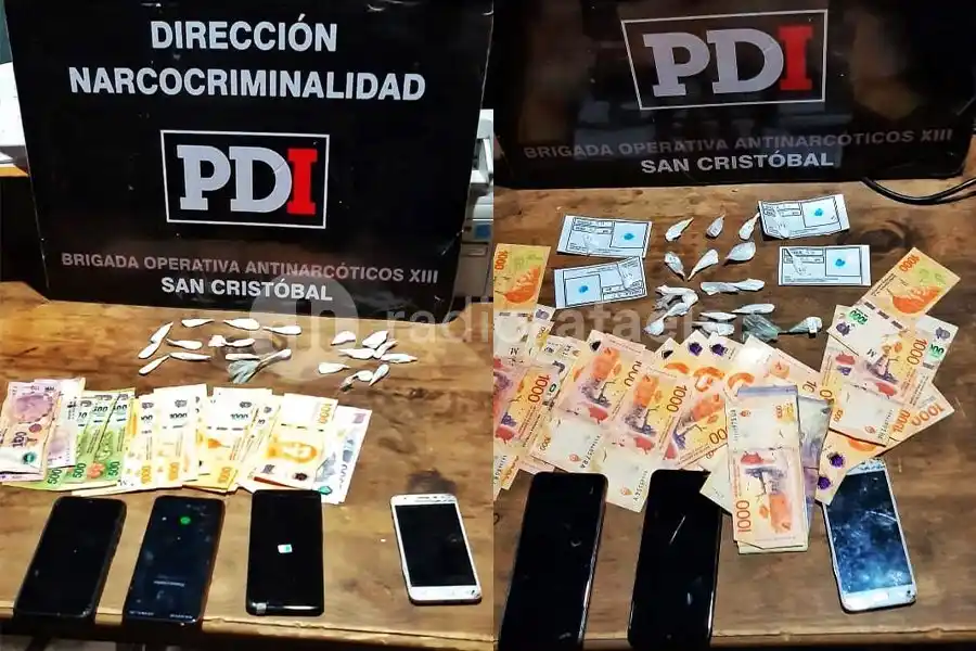 Secuestraron drogas, dinero y teléfonos celulares en un allanamiento por narcomenudeo en la región