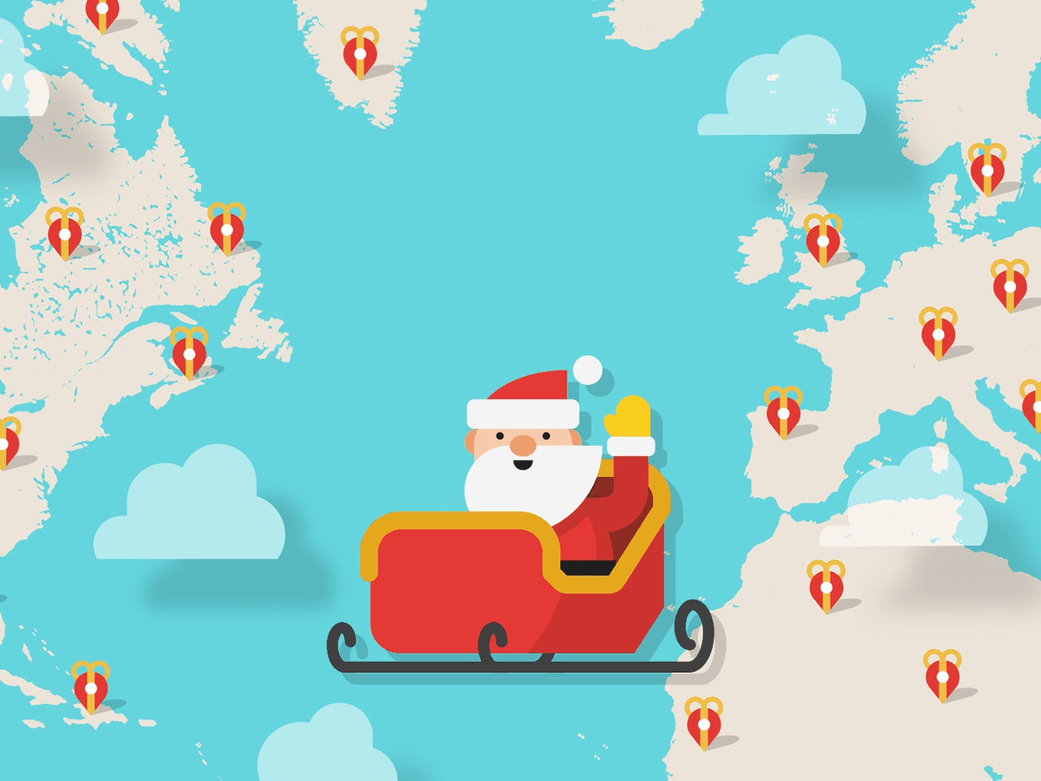 En tiempo real, seguí el recorrido de Papá Noel por el mundo antes de llegar a la Provincia