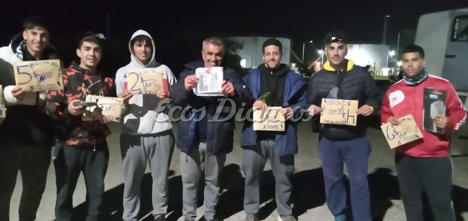 Los ganadores de una exitosa jornada de “Picadito Especial”.