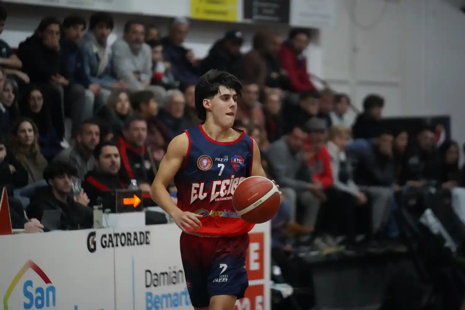 Mateo Blengini viene sumando buenos minutos en la "Flor Nacional".