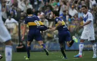 Boca jugó su mejor partido del torneo y venció a Vélez