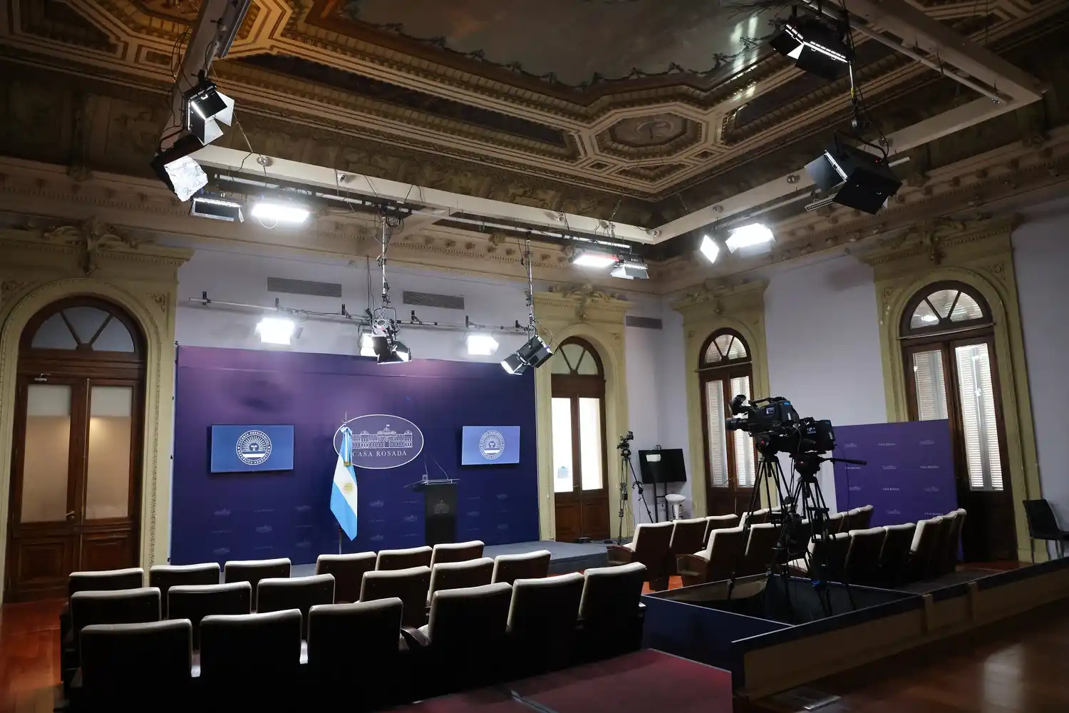 Sala de Prensa de la Casa Rosada