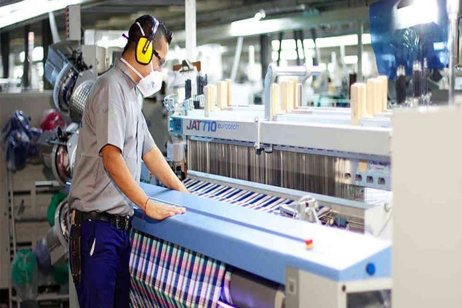 En toneladas el mayor incremento correspondió al rubro de telas y manufacturas textiles