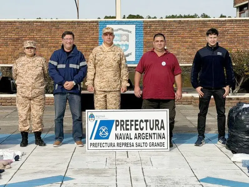 Prefectura Salto Grande entregó elementos secuestrados a Cáritas Concordia
