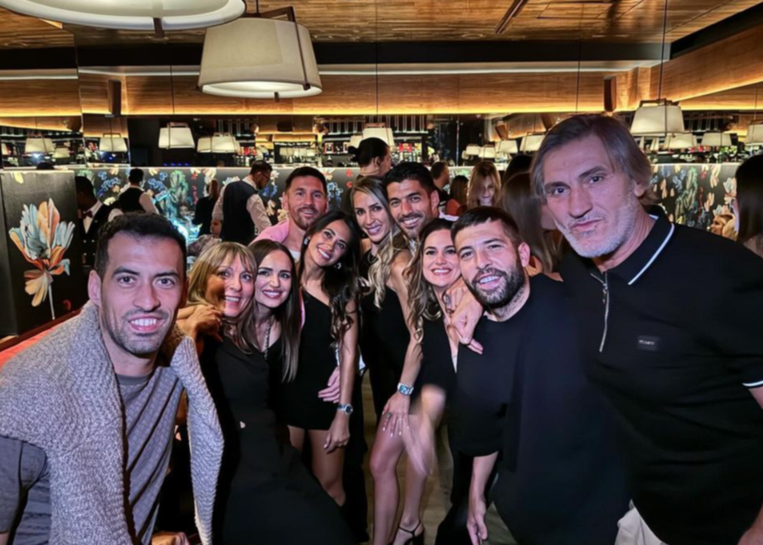 Sorprendieron a Antonela Roccuzzo y Lionel Messi en una fiesta en Miami