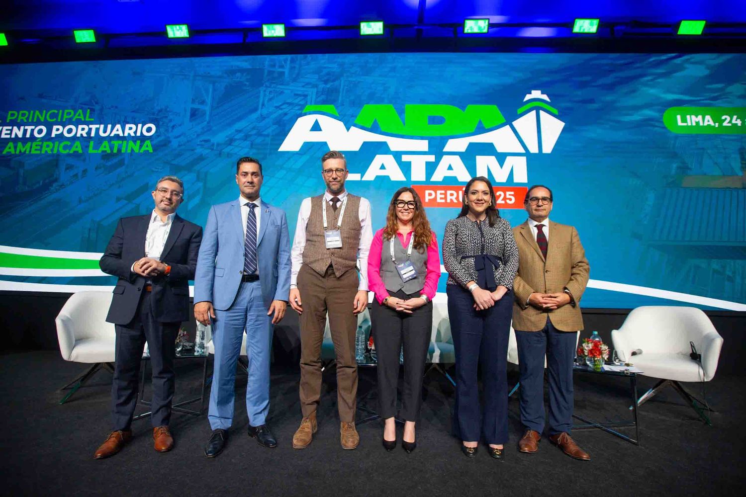 Perú: La presidenta del Consorcio de Gestión de Puerto Quequén Jimena López participó en el Congreso de AAPA-Latam 2025