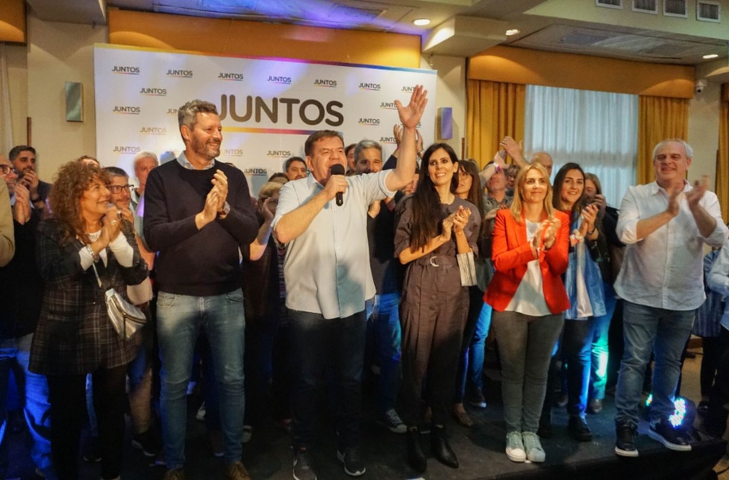 Montenegro festejó y agradeció a los marplatenses por la victoria de Juntos en la Provincia