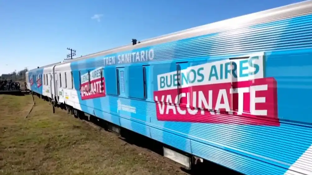 El Tren Sanitario estará en 14 estaciones bonaerenses