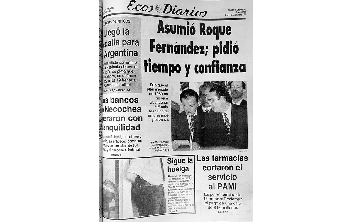 Martes 30 de julio de 1996