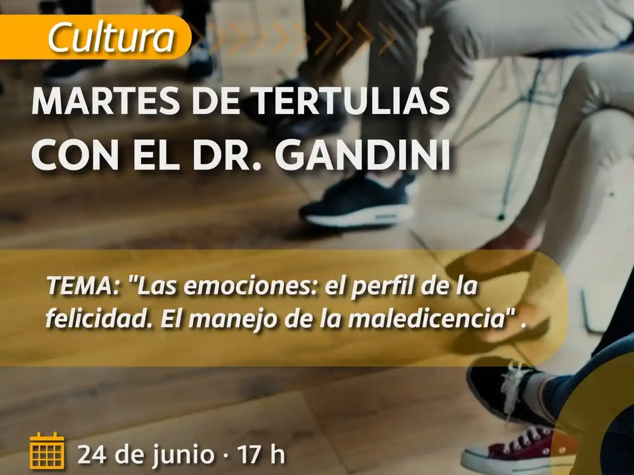 Martes de Tertulias con Cacho Gandini: una cita con las emociones en la Casa de la Cultura
