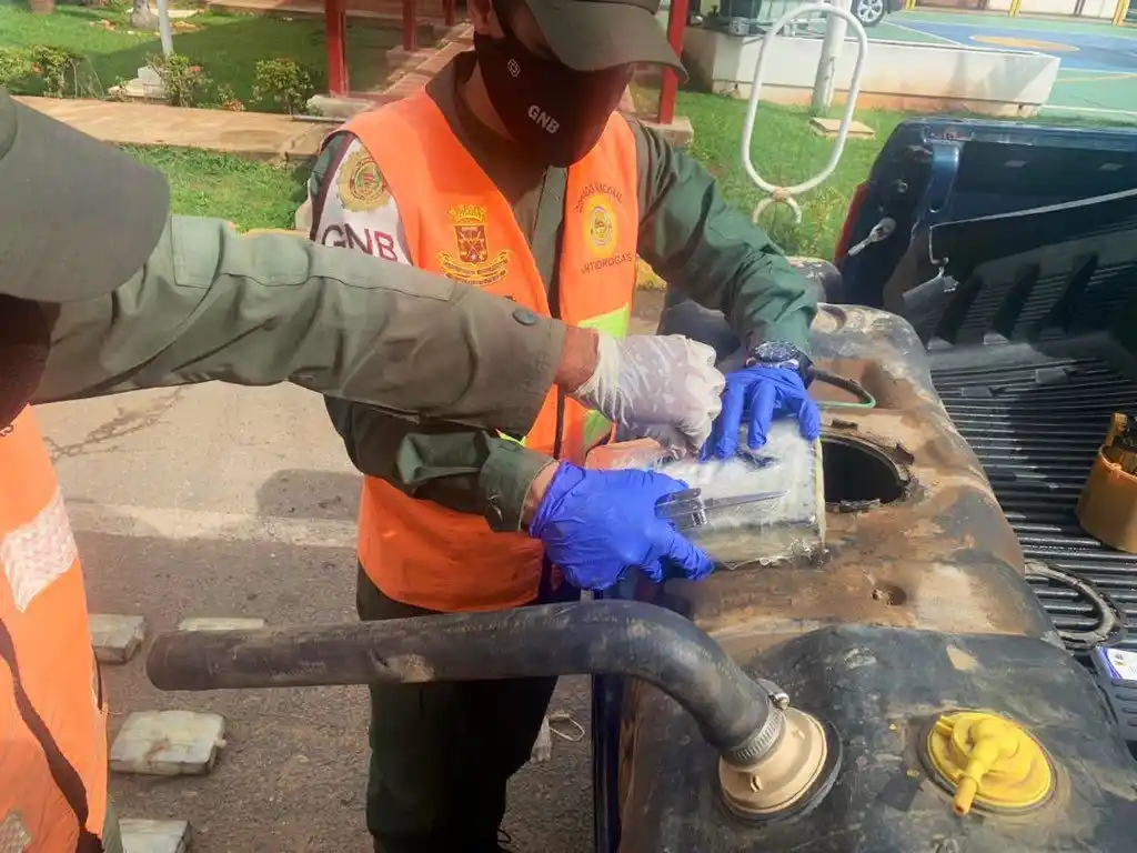 Guardia Nacional  incauta 72 kg de cocaína en el peaje La Viuda, en Anzoátegui 
