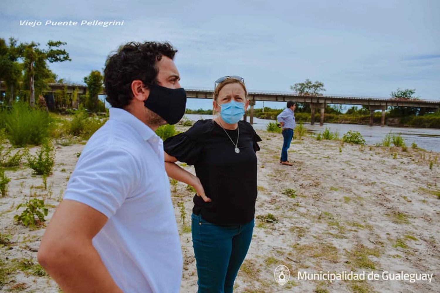 Verónica Berisso recorrió el Viejo Puente Pellegrini