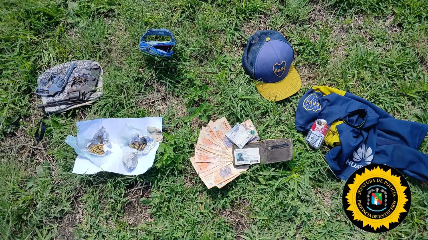 Detenido en San Benito con armas de fuego y drogas