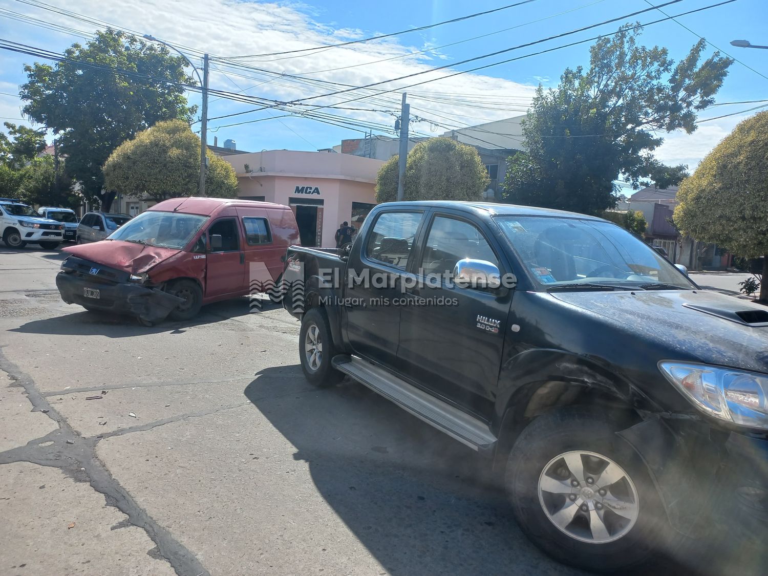 Choque y crisis nerviosa: un hombre fue trasladado al hospital