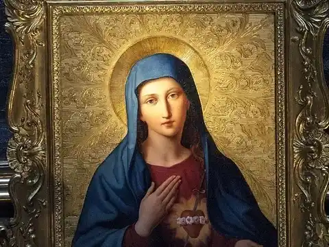 La Virgen María, en la Iglesia de San Pedro de Viena.