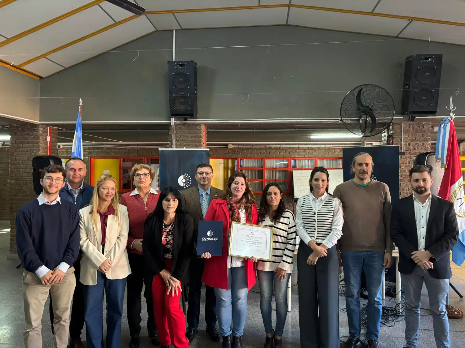 El Concejo Municipal de Rafaela sesionó en la Escuela Juan Domingo Perón - 1