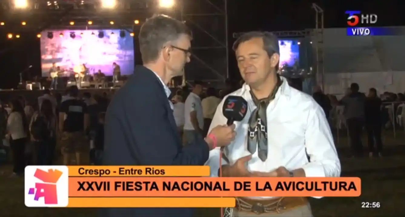 Actividad Productiva muestra a Crespo y la FNA por la señal de T5 Satelital