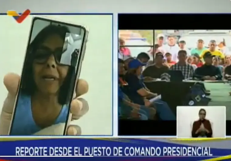 Delcy Rodríguez dice que salieron baratos: «EL ÁRBOL NOS GOLPEÓ MUY FUERTE» (+Video)