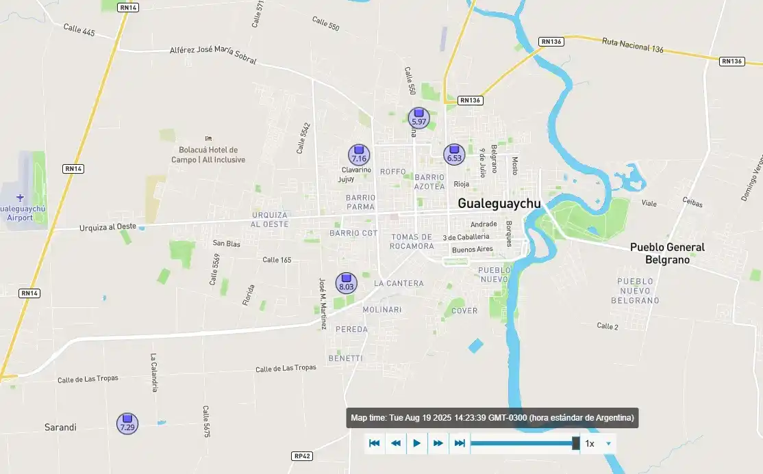 mapa lluvia