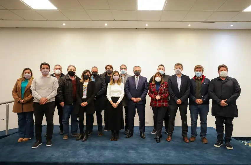 El Presidente mantuvo un encuentro con empresarios marplatenses