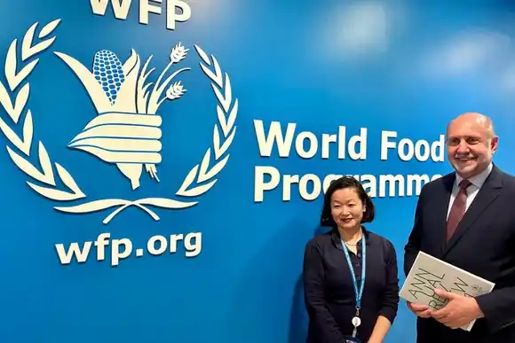 El gobernador Omar Perotti se reunió con organismos de Naciones Unidas encargados de la provisión de alimentos