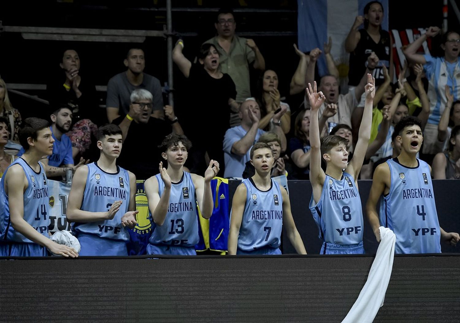 Dominé fue subcampeón con la Selección Argentina U15