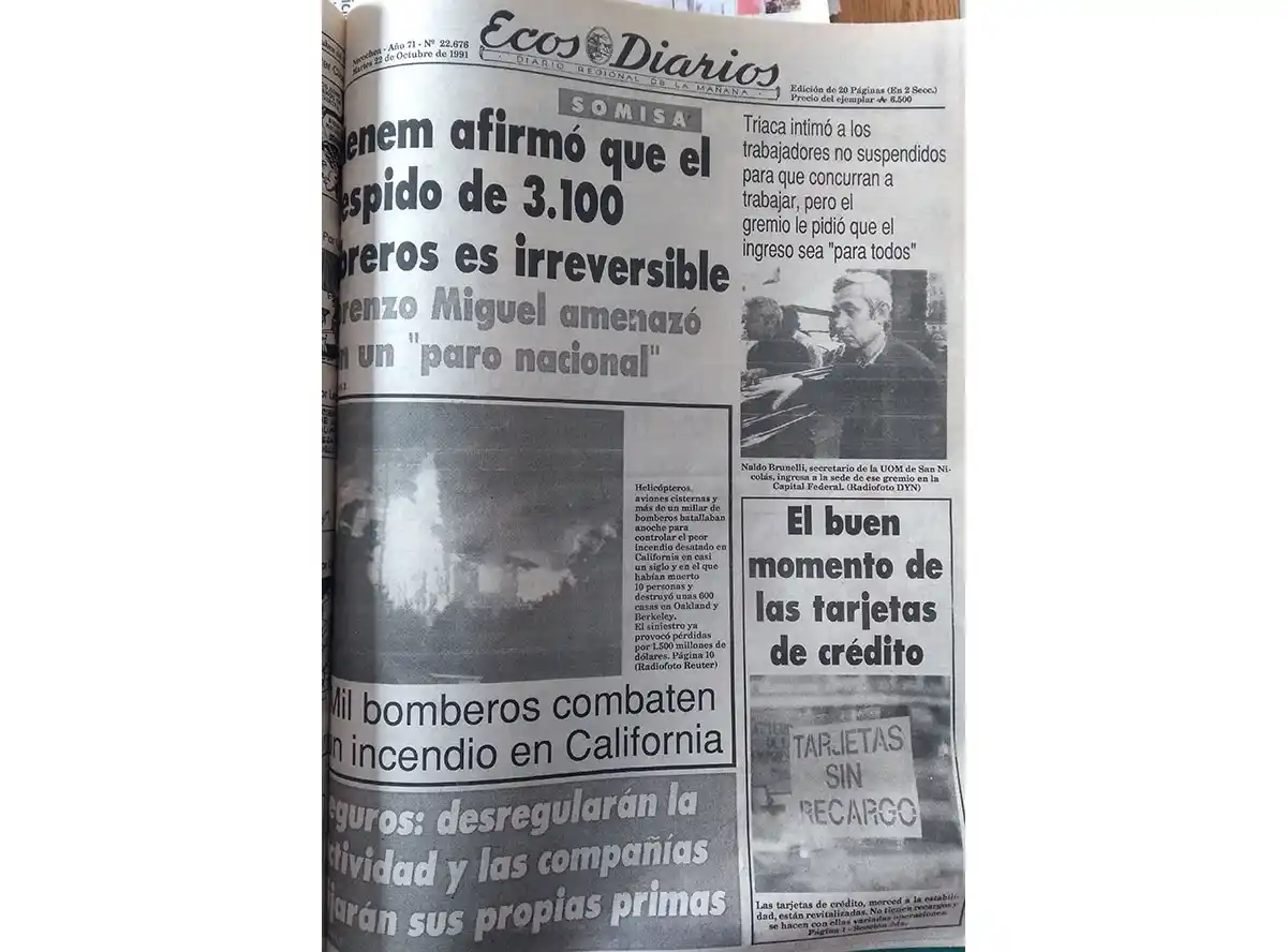 Martes 22 de Octubre de 1991