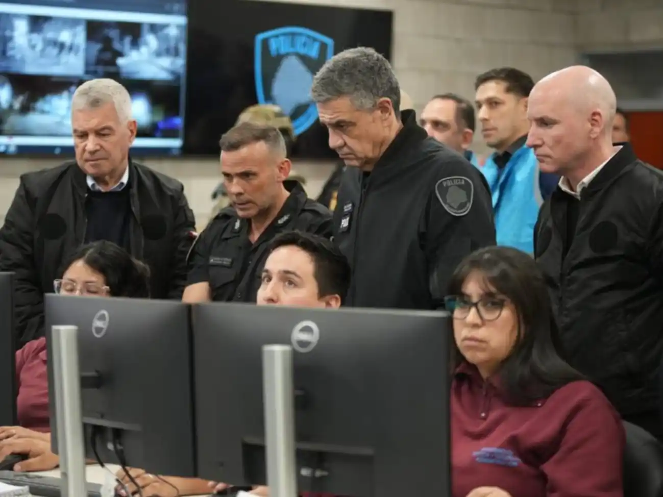 Tormenta Negra. Jorge Macri encabezó el operativo.