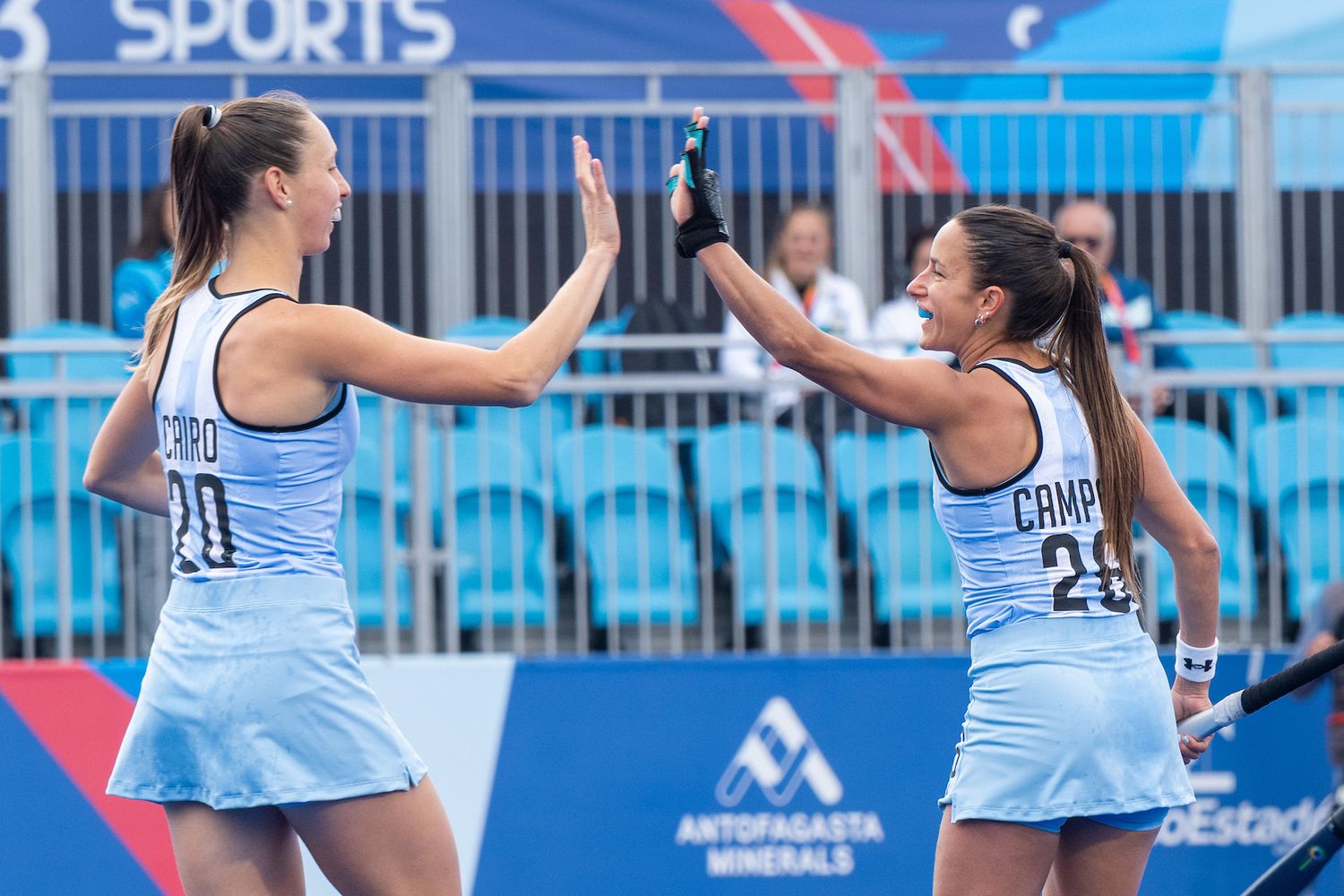 Las Leonas aplastaron a Trinidad y Tobago.