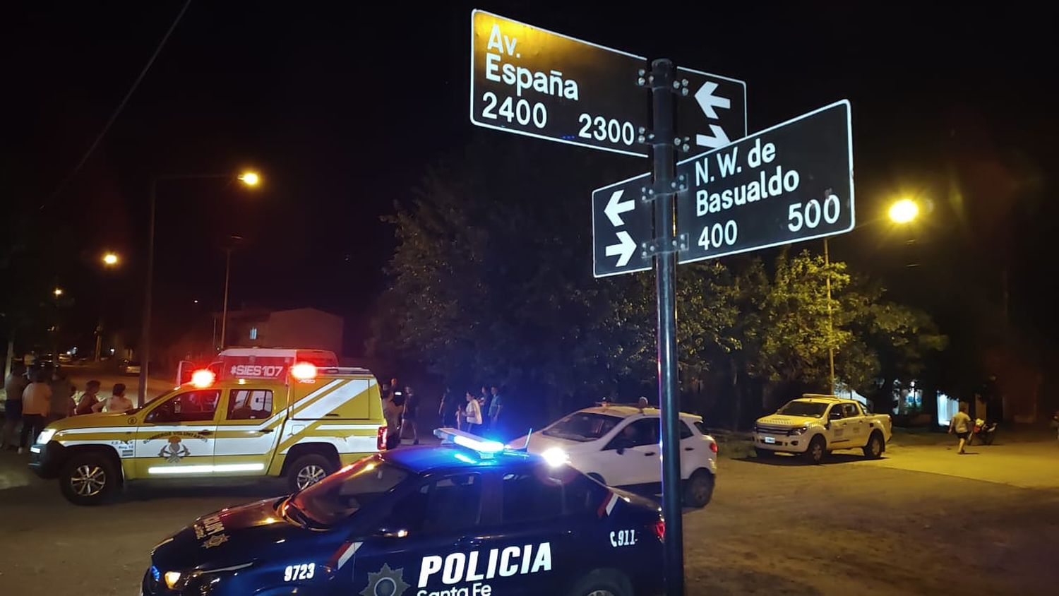 Venado Tuerto: tres personas hospitalizadas tras accidente de motos