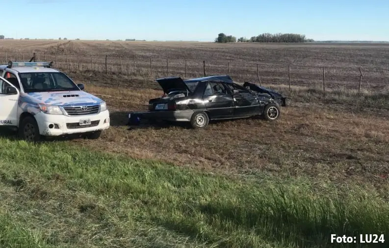 Tragedia en la ruta 228: un muerto y tres heridos