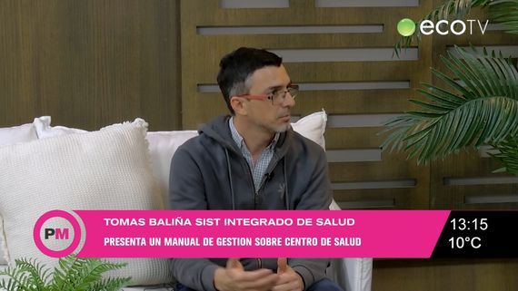 Tomás Baliña, presentará su libro "Gestión sobre centro de salud"