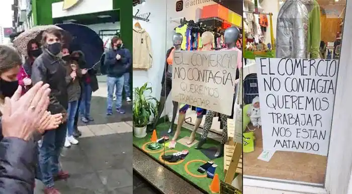 �SFrancolini es comerciante, sabe  lo que es que nadie entre al local⬝