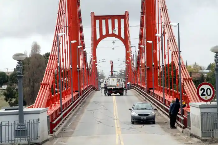 Sin tránsito este viernes en el Colgante