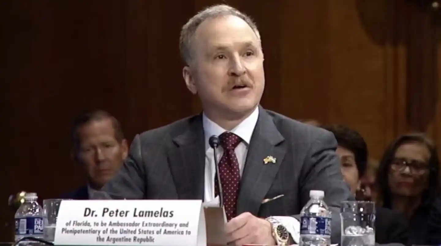 Lamelas llegará a Argentina para fortalecer el vínculo entre Trump y Milei.