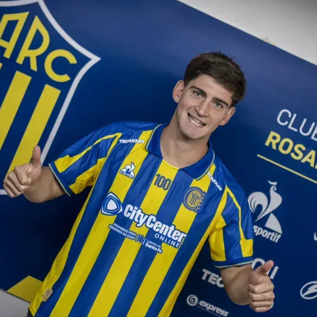 Rosario Central presentó a Tomás Badaloni como nuevo refuerzo