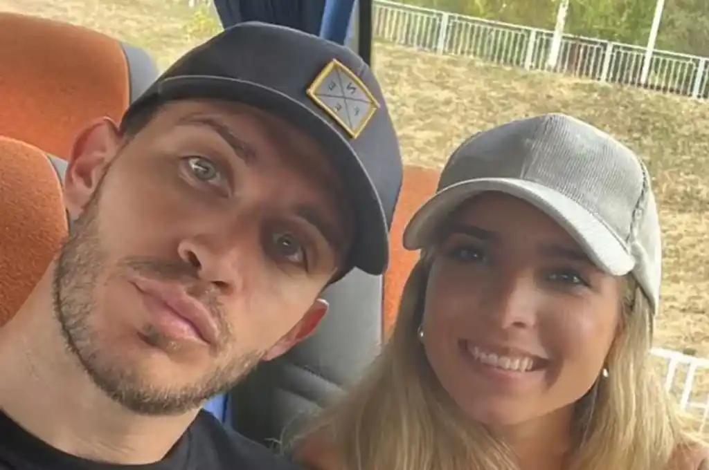 Emily Ceco y su ex pareja.