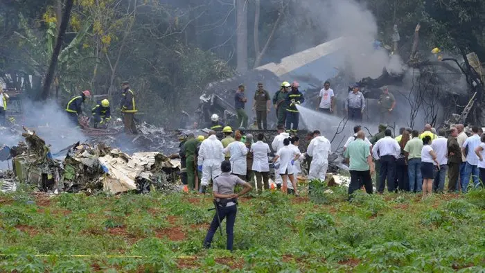 Se estrelló un avión en La Habana