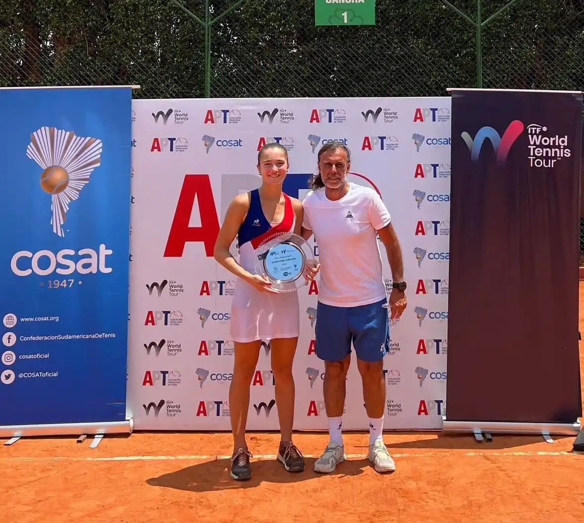 Cnadela Vázquez ganó el Torneo W15 de Luque, Paraguay.