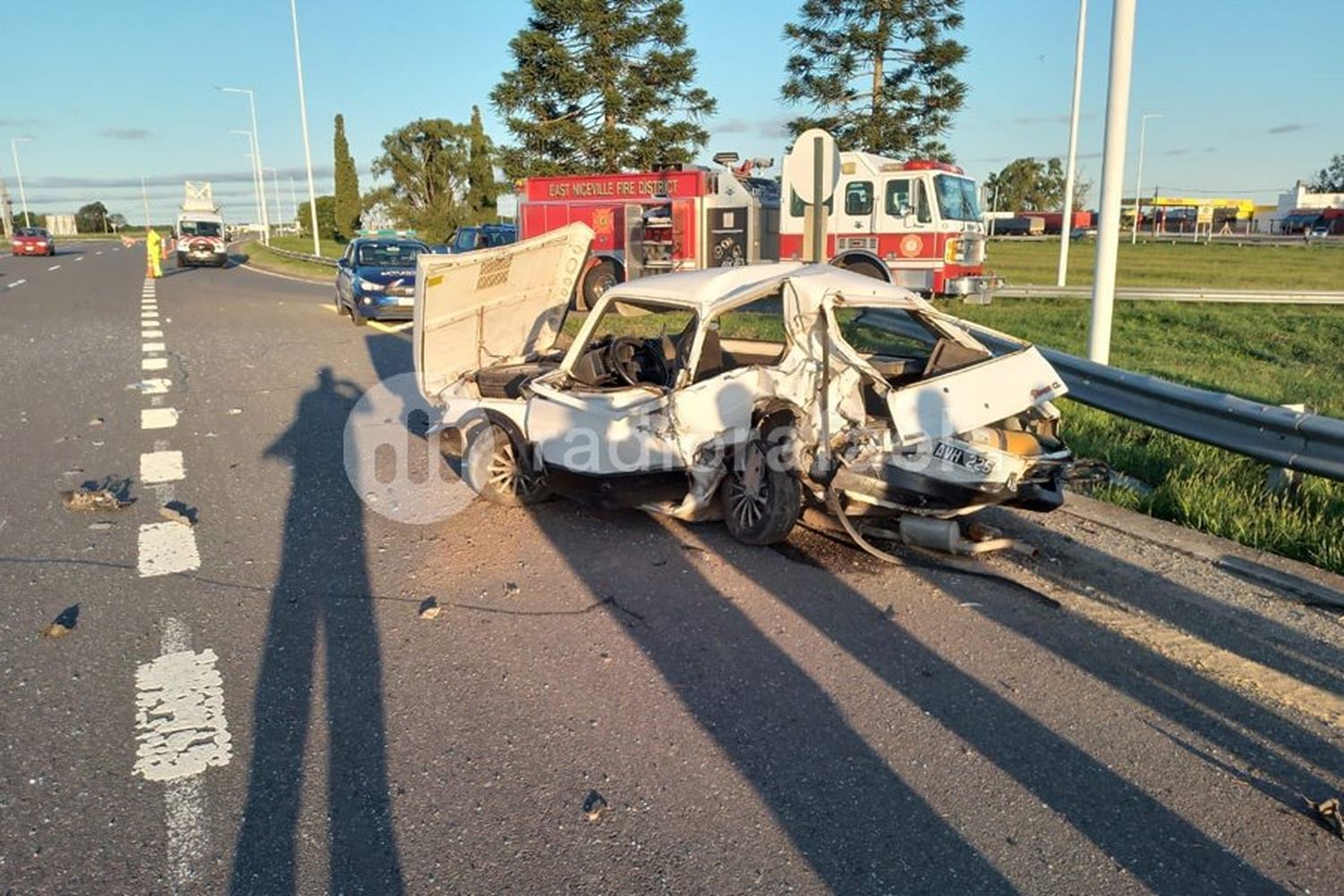 Choque fatal en la Autovía 19: una mujer de 63 años quedó atrapada en un Fiat 147 y falleció horas más tarde